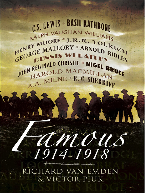 Title details for Famous, 1914–1918 by Victor Piuk - Available